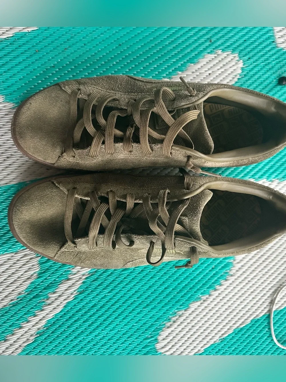 Puma Suede Men’s Sneakers - Olive Green size 12